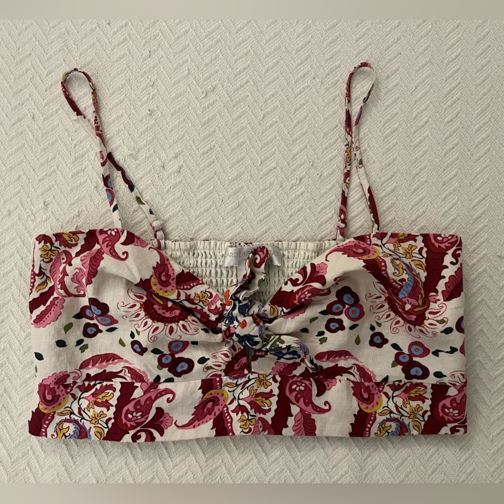 Caroline Constas Crop Top